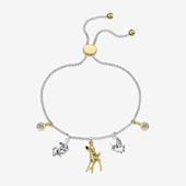 Diamonique's Disney Vault Moments Mickey Charm Bracelet, Brass 