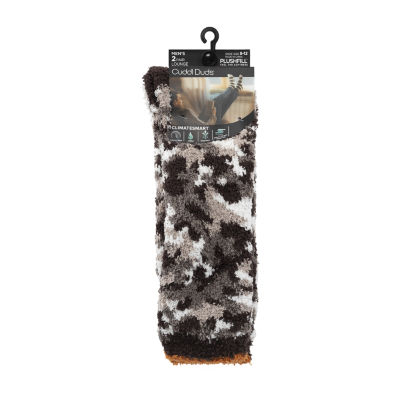 Cuddl Duds 2 Pair Crew Socks Mens