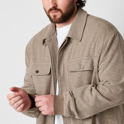 Big and on sale tall shirt jacket