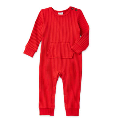 Okie Dokie Baby Boys Long Sleeve Jumpsuit