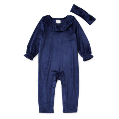 Okie Dokie Baby Girls Long Sleeve Jumpsuit