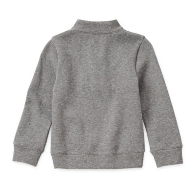 Okie Dokie Toddler & Little Boys Long Sleeve Quarter-Zip Pullover