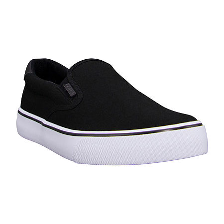 Lugz Clipper Mens Closed Toe Slip-On Shoe, 8 Wide, Black