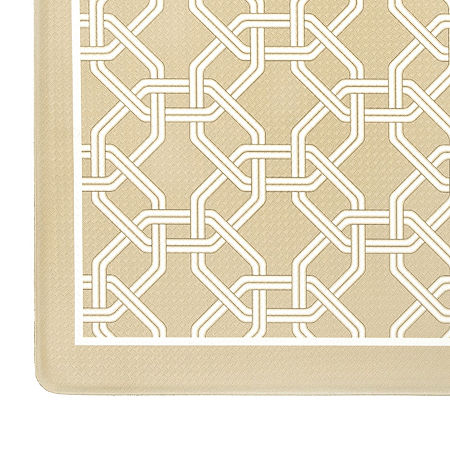 Achim Arlington Anti Fatigue 18X30 Kitchen Mat, One Size, Beige