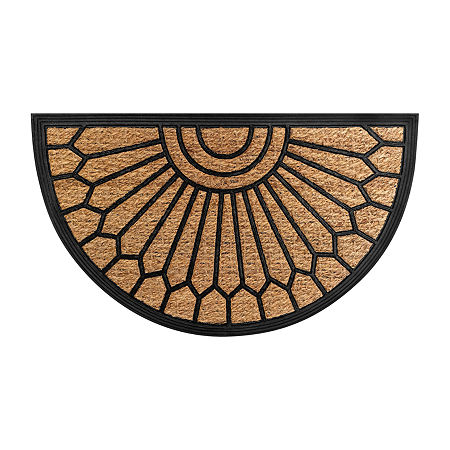 Achim SLC Sunrise Natural Coir 18X30 Doormat, One Size, Brown