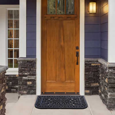 Achim Tuscany Wrought Iron Rubber 18"X30" Doormat