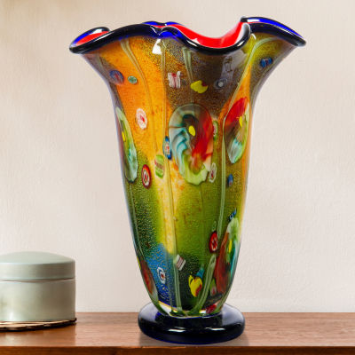 Dale Tiffany Selciato Art Glass Vase