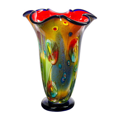 Dale Tiffany Selciato Art Glass Vase