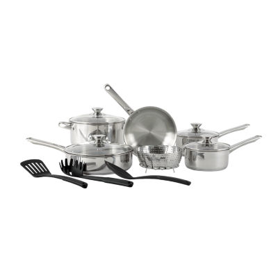 Cooks Stainless Steel 13-pc. Cookware Set