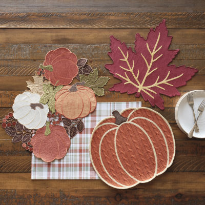 Homewear Knitted Pumpkin Placemats