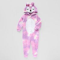 Toddler Girls Long Sleeve One Piece Pajama, 3t, Pink