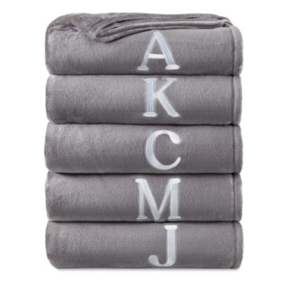 North Pole Trading Co. Monogram Throw