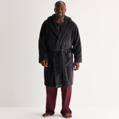 St. John's Bay Mens Big and Tall Long Sleeve Long Length Robe