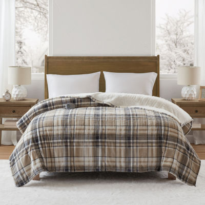 Beautyrest Velour Sherpa Heated Electric Blanket