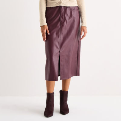 a.n.a Womens High Rise Long Pencil Skirt-Tall
