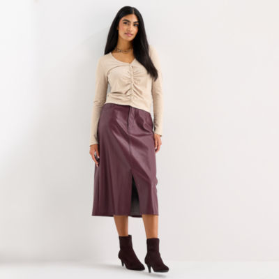 a.n.a Womens High Rise Long Pencil Skirt-Tall