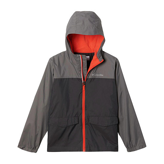 Columbia Sportswear Co. Rain-Zilla™ Jacket Little & Big Boys Hooded Lined Waterproof Lightweight Raincoat