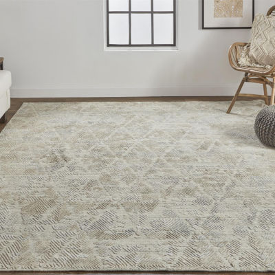 Weave And Wander Huntley Abstract Hand Woven Indoor Rectangle Accent Rugs