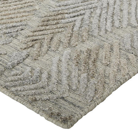 Weave And Wander Huntley Abstract Hand Woven Indoor Rectangle Accent Rugs, One Size, Gray