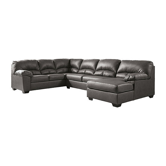 Signature Design by Ashley® Aberton 3pc Right Arm Facing Chaise Sectional