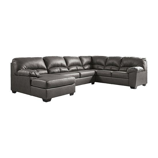 Signature Design by Ashley® Aberton 3pc Left Arm Facing Chaise Sectional