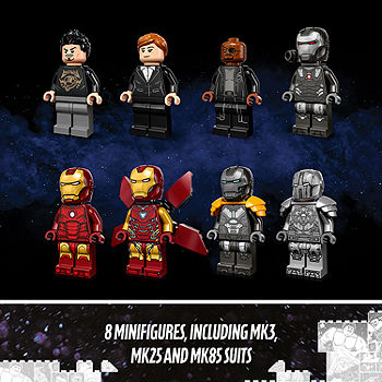 Heroes (496 Building - LEGO Pieces) Man Iron Armory Marvel JCPenney Super 76216 Set