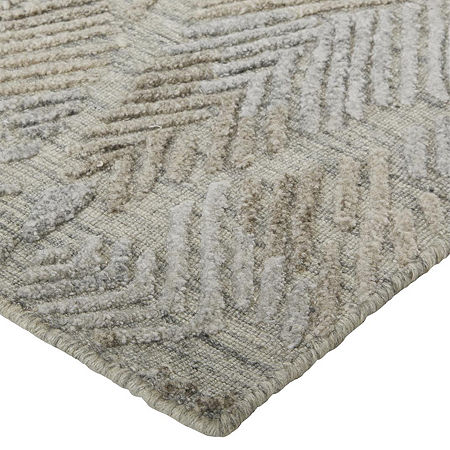 Weave And Wander Huntley Abstract Hand Woven Indoor Rectangle Area Rugs, One Size, Gray