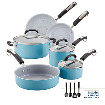 Farberware Pots and Pans Set 17-piece Nonstick Stainless Steel Kitchen  Cookware for sale online
