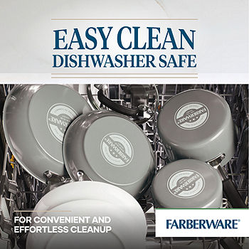 Farberware 3-Qt Saucepan Aluminum Dishwasher Safe Non-Stick Sauce Pan,  Color: Gray - JCPenney