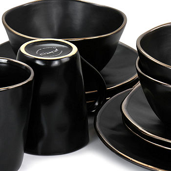 Rim Black Dinnerware Collection