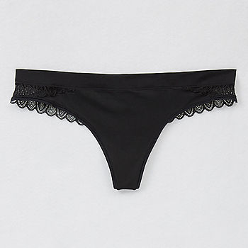 Little Secret Shapewear Thong Panty - Black