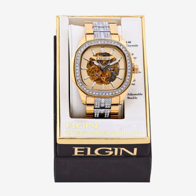 Elgin Mens Two Tone Bracelet Watch Fg180018