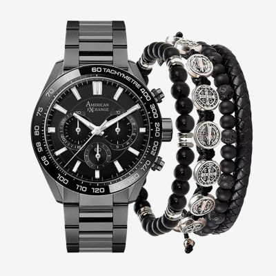 American Exchange Mens Gray Bracelet Watch 9796u-42-G30