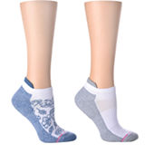 Dr.Motion Copper Infused Diabetic 2 Pair Crew Socks Womens - JCPenney