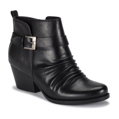 Baretraps Womens Rebel Stacked Heel Booties JCPenney