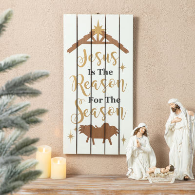 Glitzhome Nativity Not Applicable Holiday Yard Art