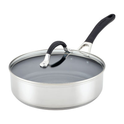 Circulon SteelShield Stainless Steel 3-qt. Saute Pan