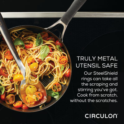 Circulon SteelShield Stainless Steel 3-qt. Saute Pan