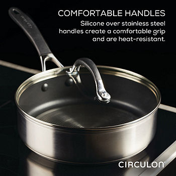 Calphalon Tri-Ply Stainless Steel 3-Quart Saute Pan with Cover: Saute Pans:  Home & Kitchen 