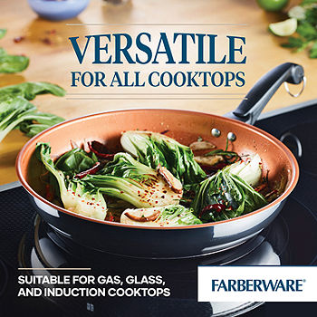Farberware Classic Traditions 13-in Stainless Steel Cookware Set with Lid  in the Cooking Pans & Skillets department at