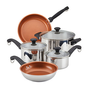 Farberware Classic Traditions Stainless Steel 12-pc. Cookware Set
