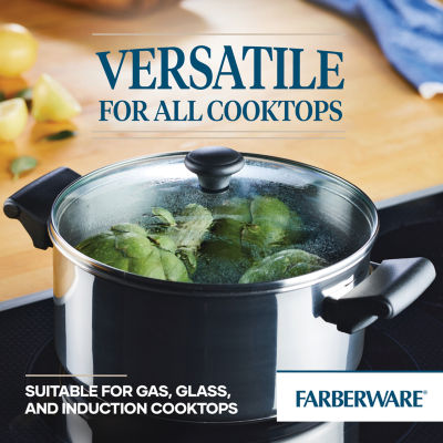 Farberware Classic Traditions Stainless Steel 12-pc. Cookware Set