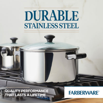 Farberware Classic Traditions Stainless Steel 12-pc. Cookware Set