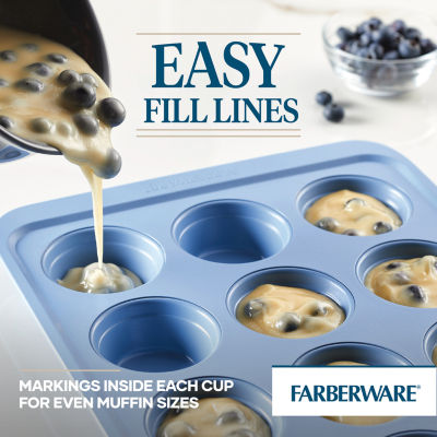 Farberware Nonstick 12-Cup Muffin Pans, Set of 2