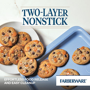 Farberware Nonstick Bakeware, Nonstick Cookie Sheet / Baking Sheet - 11  Inch x 1