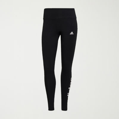 Adidas Womens High Rise Full Length Leggings Plus