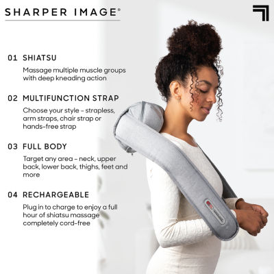 Sharper Image Shiatsu Full Body Multifunction Cordless Massager