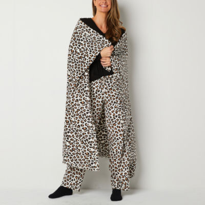 Bearpaw Women's Lounge and Sleepwear Set with Cozy Teddy Long