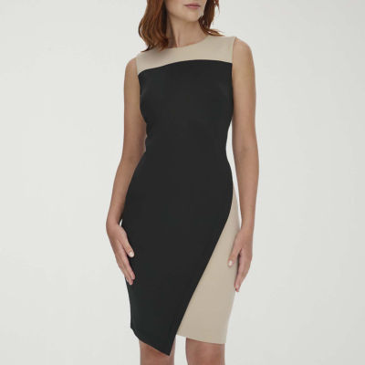 Marc New York Womens Sleeveless Sheath Dress