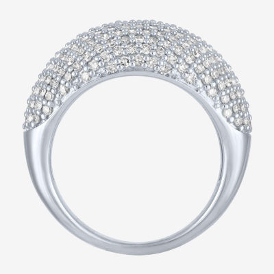 Diamond Addiction (G-H / Si2-I1) Womens 1/ CT. T.W. Lab Grown White 10K Gold Cocktail Ring